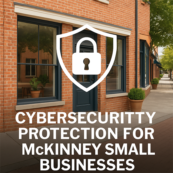 Digital shield protecting a McKinney small business from cybersecurity threats