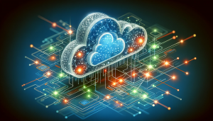 Interconnected Cloud Computing Network in Business.