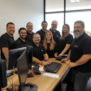 RZR Solutions team providing IT support
